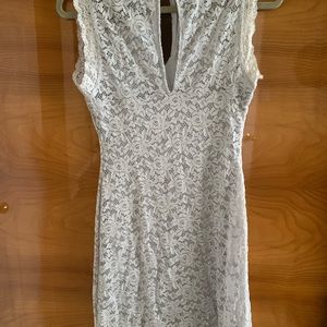 bebe Dresses - Light gray lace Bebe dress bebe Dresses - Light gray lace Bebe dress